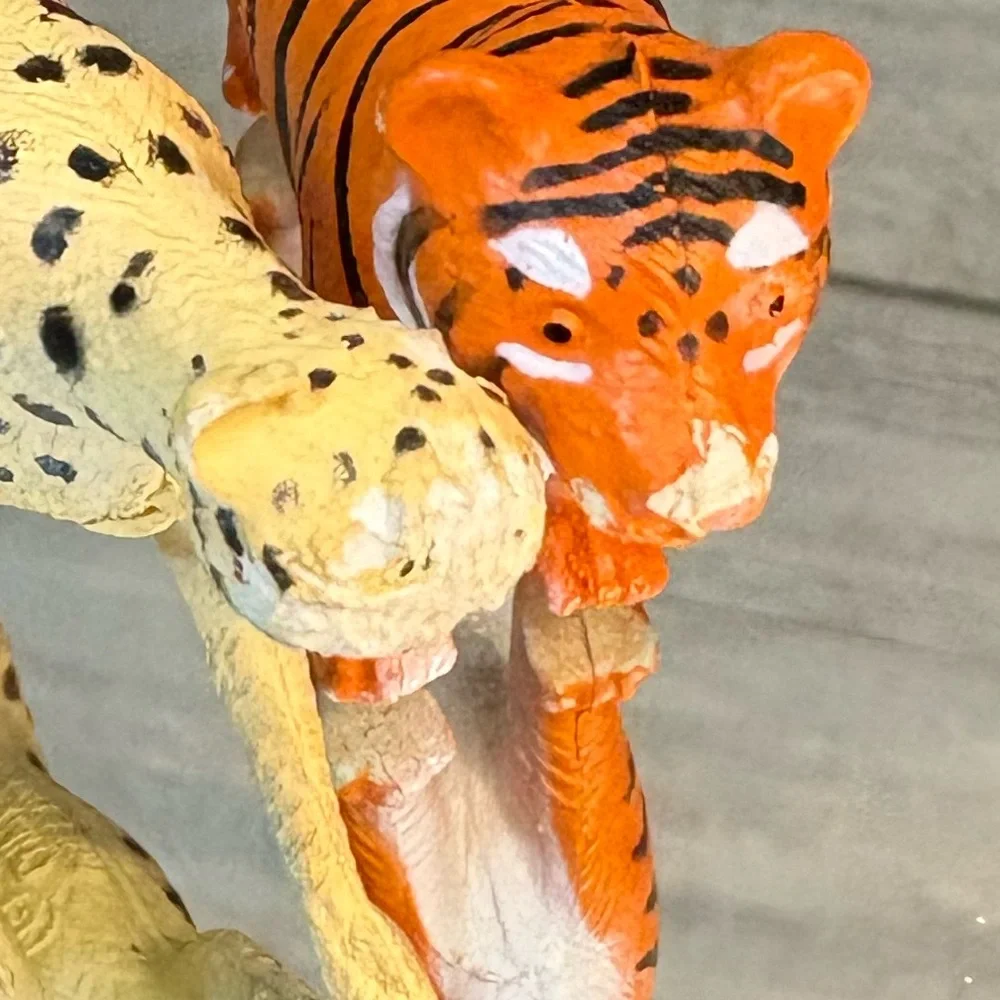 Animal Figurine Set of 12 Rubber & Plastic Mixed Lot Cake Toppers Play Figures